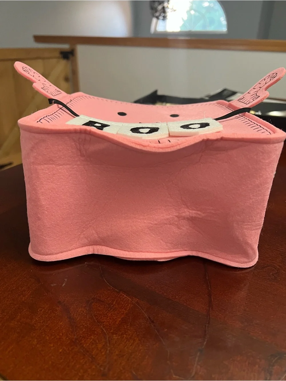Marshalls Pink BOO Felt Bag
